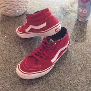 🔥8.5 Men Red Vans 💥